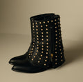 Botas de piel negras Black Pearl