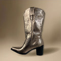Botas de piel Rose Gold Karen